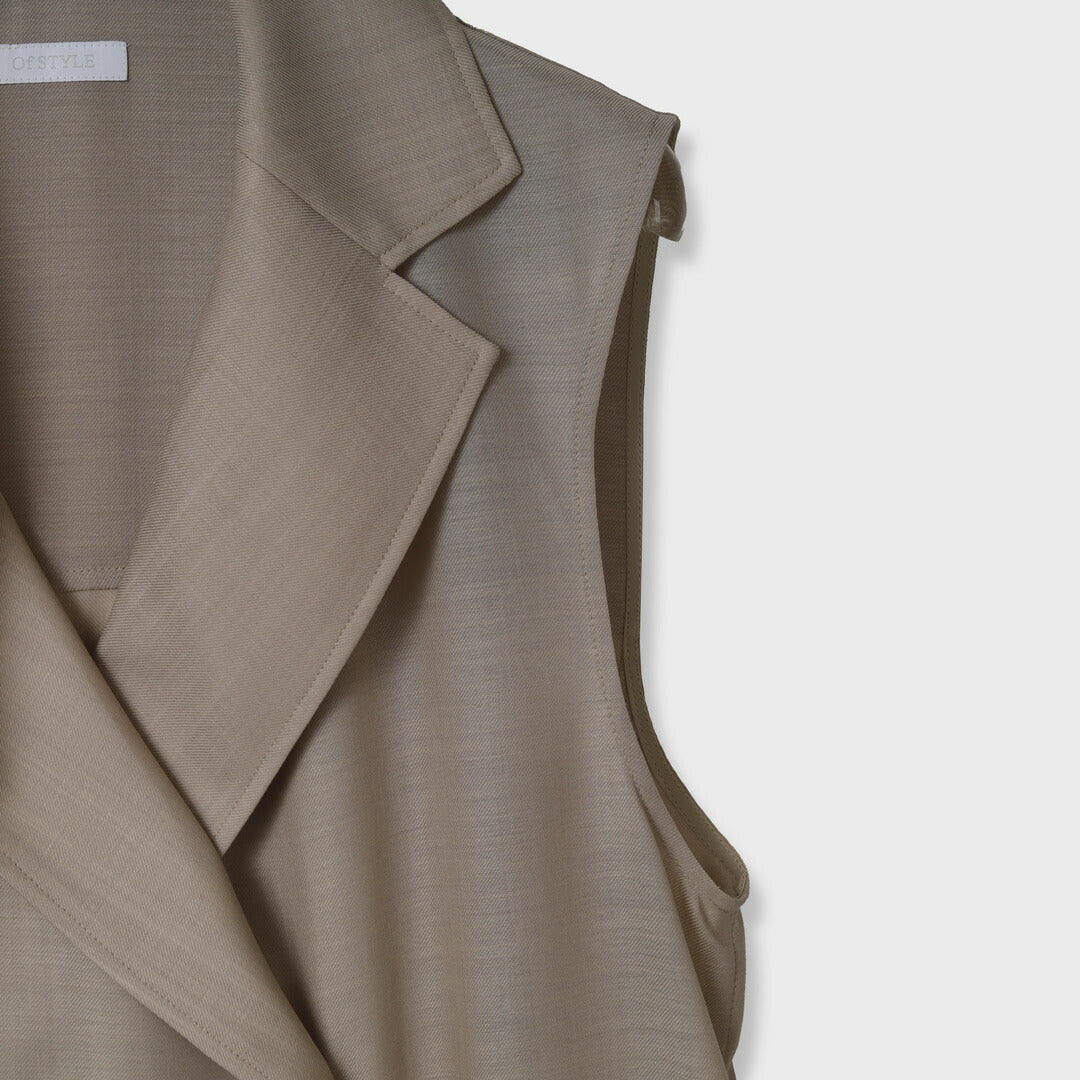 手洗い可】ダブルボタン ロング ジレ – 銀座マギー公式通販サイト