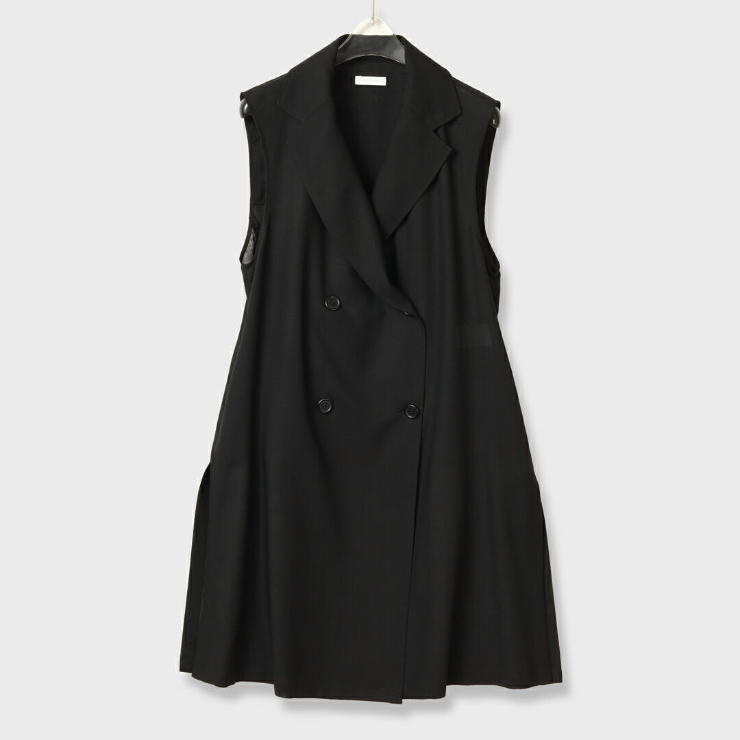 定価25000円◆新品タグ付き◆ヤマダヤ◆ハーフスリーブ　ロングジャケット　ジレ 手洗い可】ダブルボタン ロング ジレ – 銀座マギー公式通販サイト