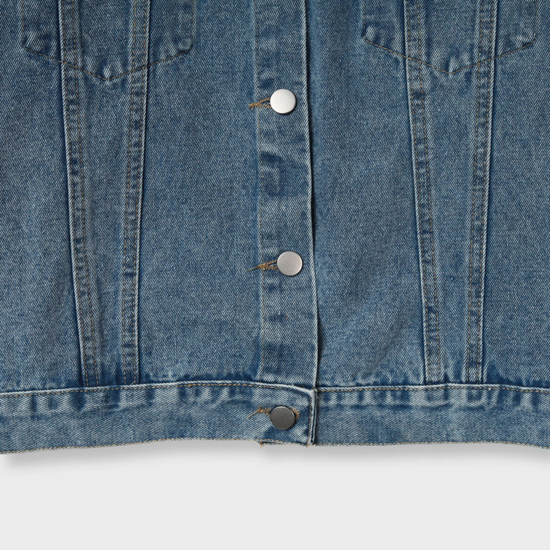 手洗い可】パール付き デニム ジャケット – 銀座マギー公式通販サイト