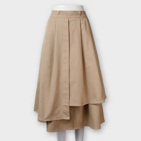 アシンメトリー フレア スカート