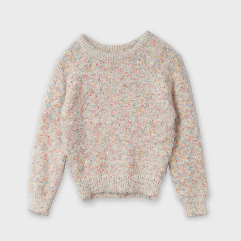 シャギー ミックス ニット プルオーバー