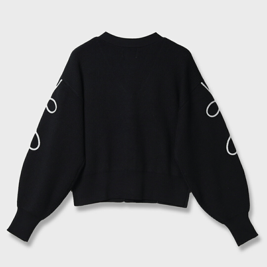 黒リボンデザインカーディガン フェザータッチリボンカーディガン – WEGO ONLINE STORE