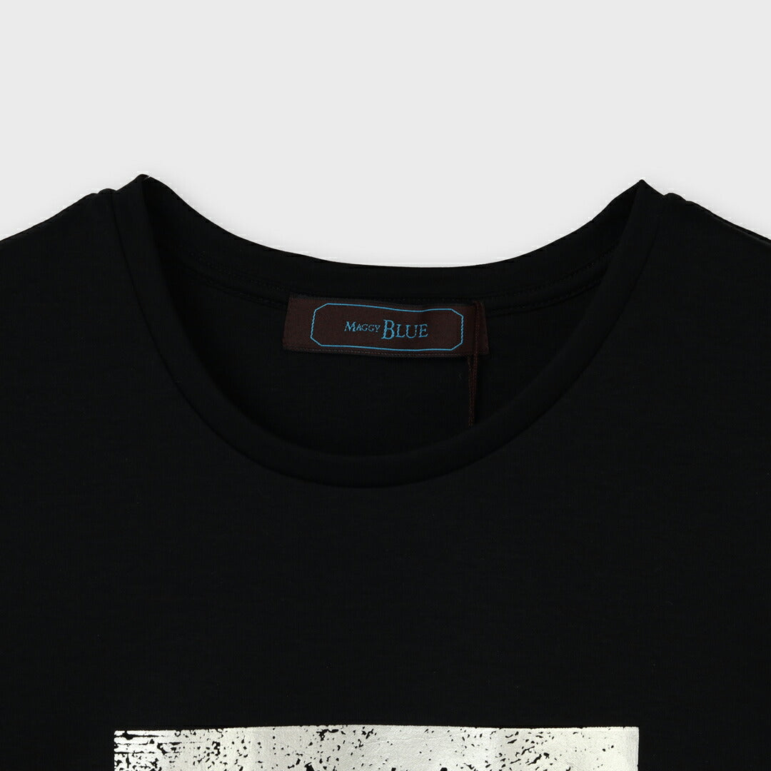 machatt ★ プリントTシャツ 新品タグ付き 手洗い可】箔プリント ロゴ グラフィック Tシャツ – 銀座マギー公式