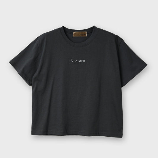 【手洗い可】A LA MER ロゴ Tシャツ