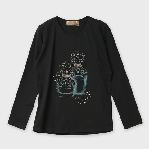 【手洗い可】パフューム 長袖カットソー