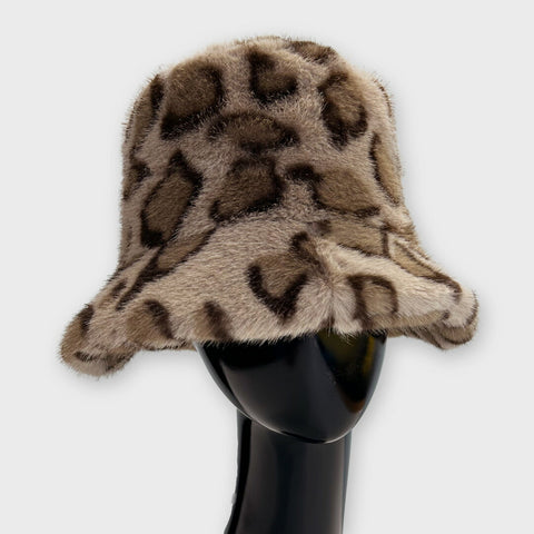 フェイクファー バケツハット