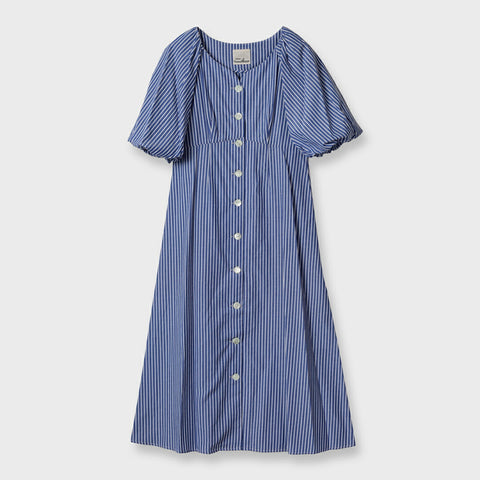 【手洗い可】パフスリーブ ワンピース