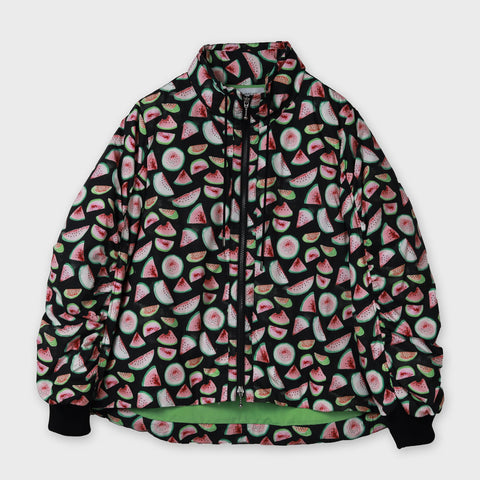 スイカ柄 中綿ブルゾン