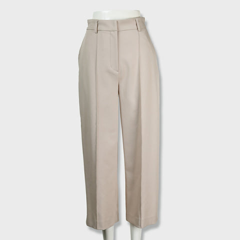 【手洗い可】ストレッチ ワイド クロップド パンツ