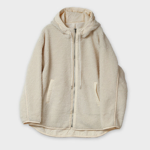 【手洗い可】フード付き ボア ジャケット