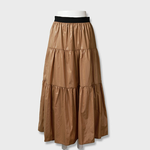 【手洗い可】ナイロン ティアードスカート