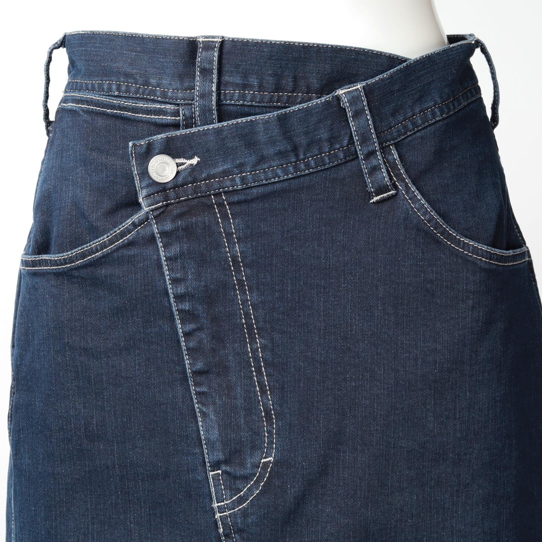 手洗い可】クロスウエスト デニムスカート – 銀座マギー公式通販サイト