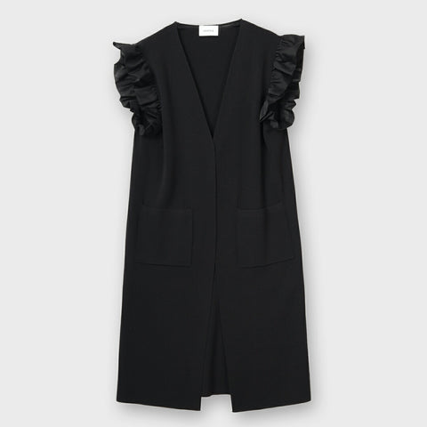 フレンチスリーブロングジレ