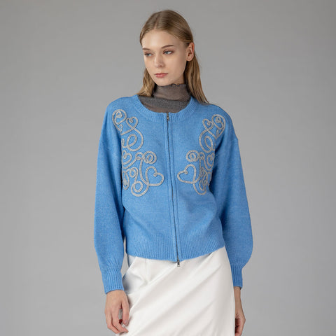 プールスタジオアリヴィエ　銀座マギー　イタリア製　ラムレザー　ジャケット 中古・古着通販】pool studio aliveir (プールスタジオ