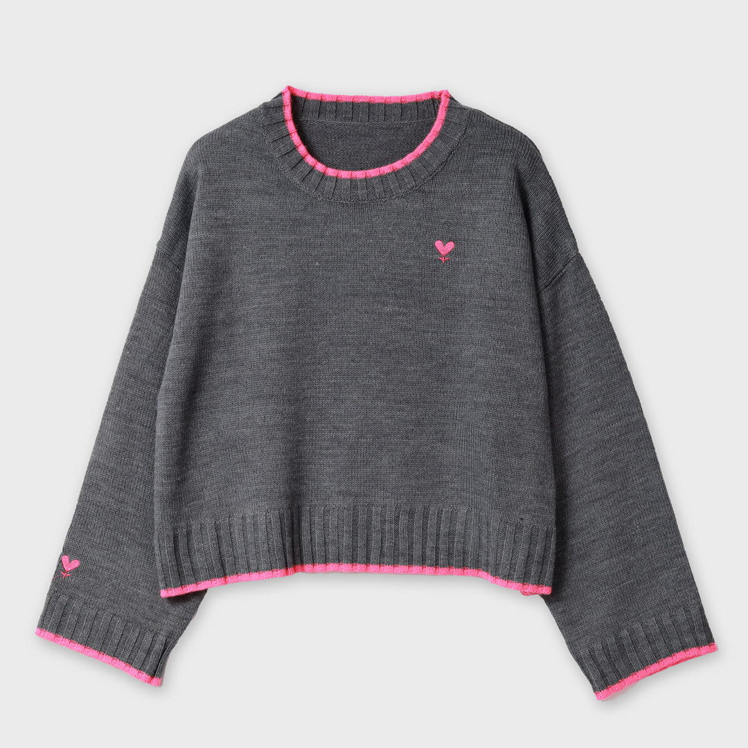 yukiemon ３L シァンデリプルオーバー うさぎ ねこりす刺繍 ニット lucky1991.jpg