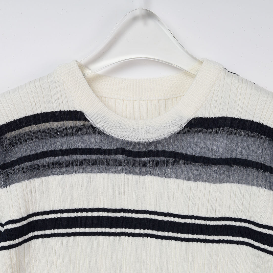 butcher products ボーダーリブニット24AW Atlast butcher products ボーダーリブニット24AW Atlast - メルカリ