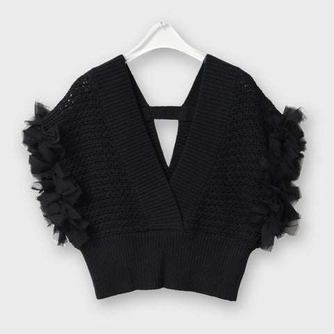 【手洗い可】Ritto リボン ベスト