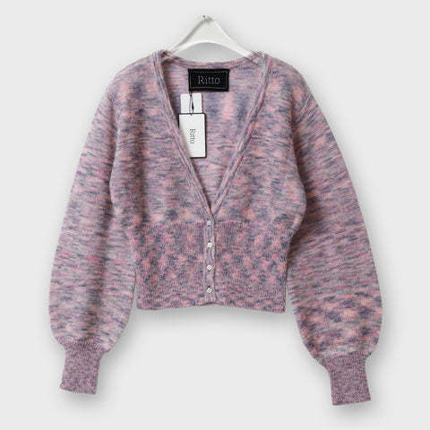 Ritto ミックスニット カーディガン