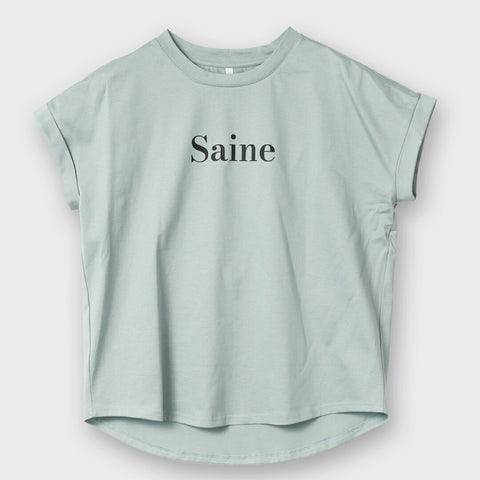 【手洗い可】シンプル ロゴ カジュアル Tシャツ