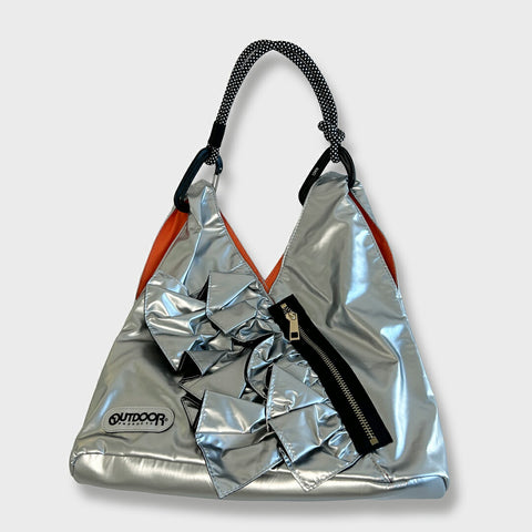 RISLEY×OUTDOOR コラボ フリル バッグ ミニ