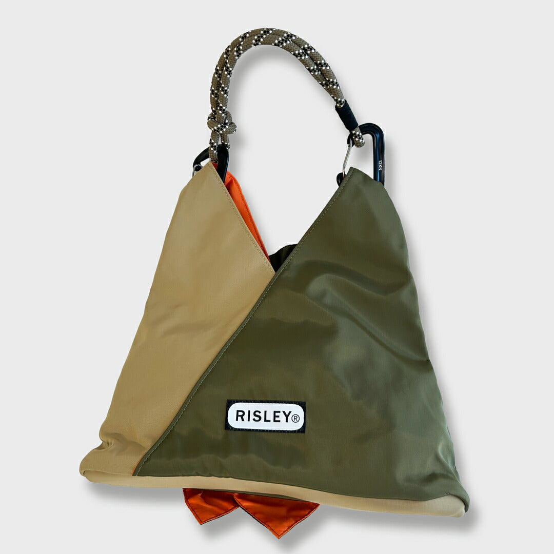新品OUTDOOR RISLEY かごバッグ リズレー アウトドア バッグ フリル カゴバッグ カジュアル