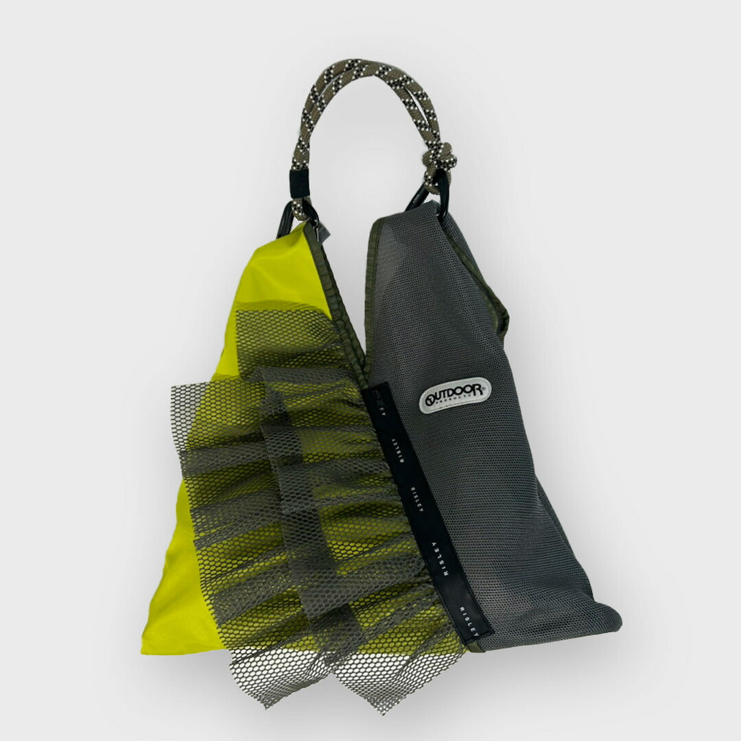 RISLEY×OUTDOOR コラボ トライアングル フリルメッシュ バッグ – 銀座