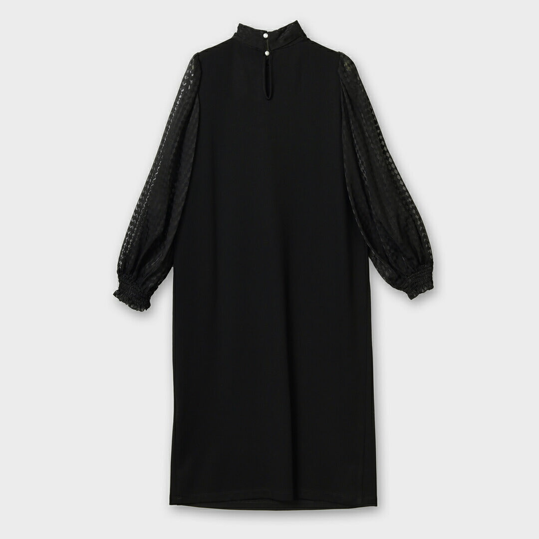 マ*コ様 ほぼ未使用　Mサイズ　サンローラン　パリ　シルク　リボン　ワンピース 手洗い可】ダイヤ ジャカード リボン タイ ワンピース – 銀座マギー