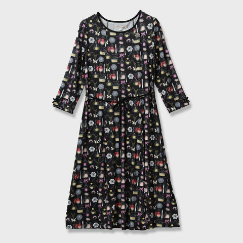 コスメ×Paris プリント ワンピース