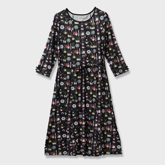 コスメ×Paris プリント ワンピース
