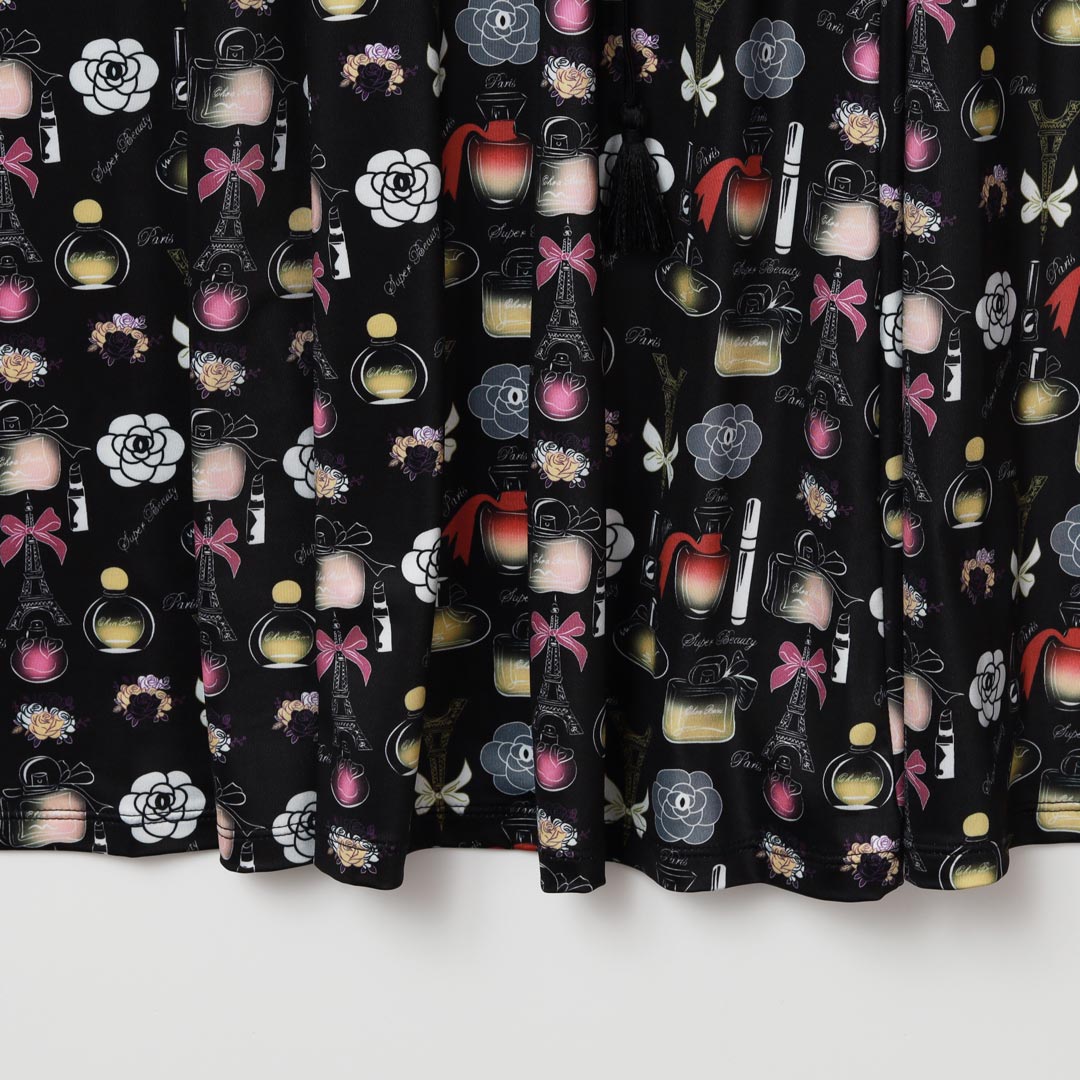 ★新品&激安銀座マギー スーパービューティーParisプリントワンピース38★ コスメ×Paris プリント ワンピース – 銀座マギー公式通販サイト