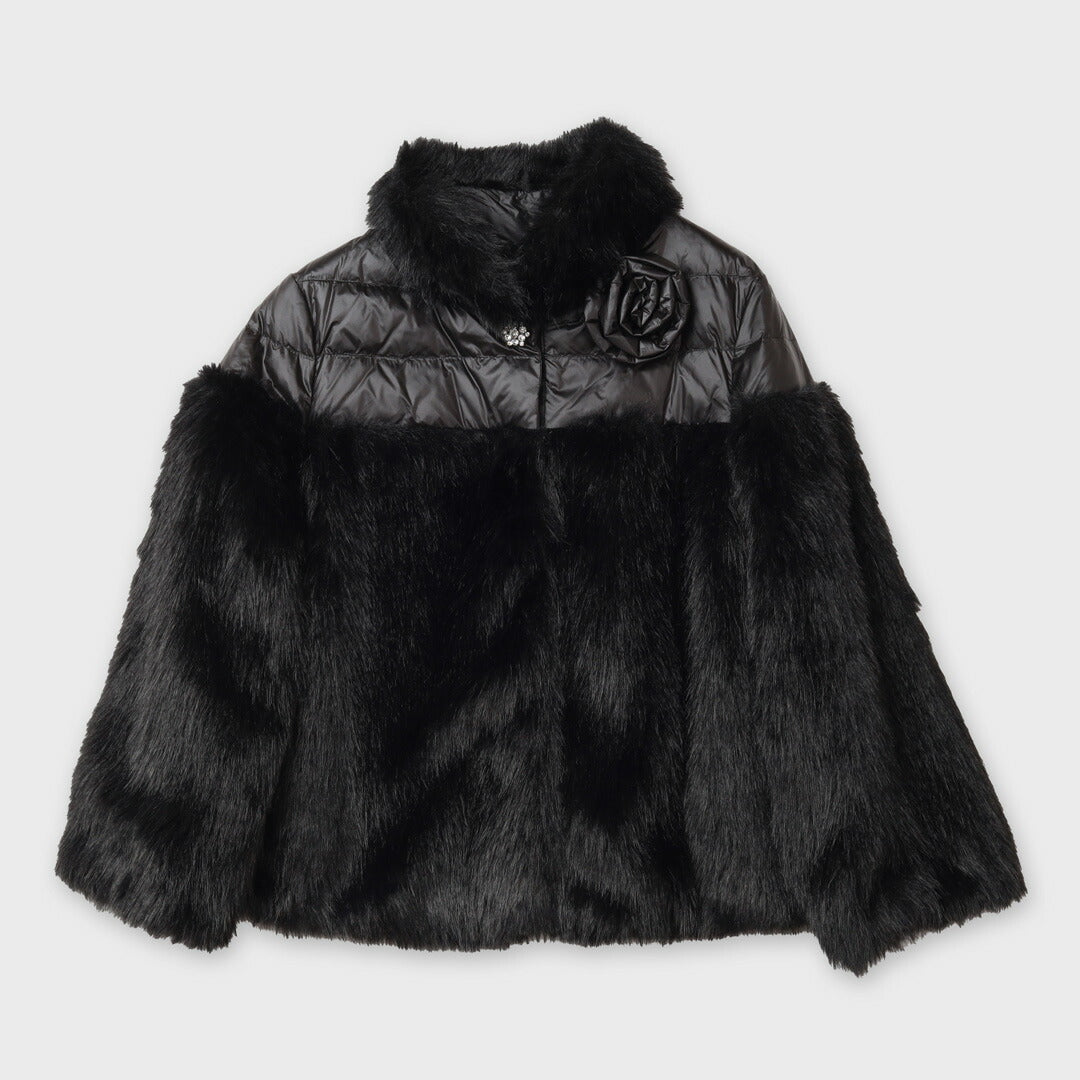 フェイクファー切替ダウン ショートコート – 銀座マギー公式通販サイト