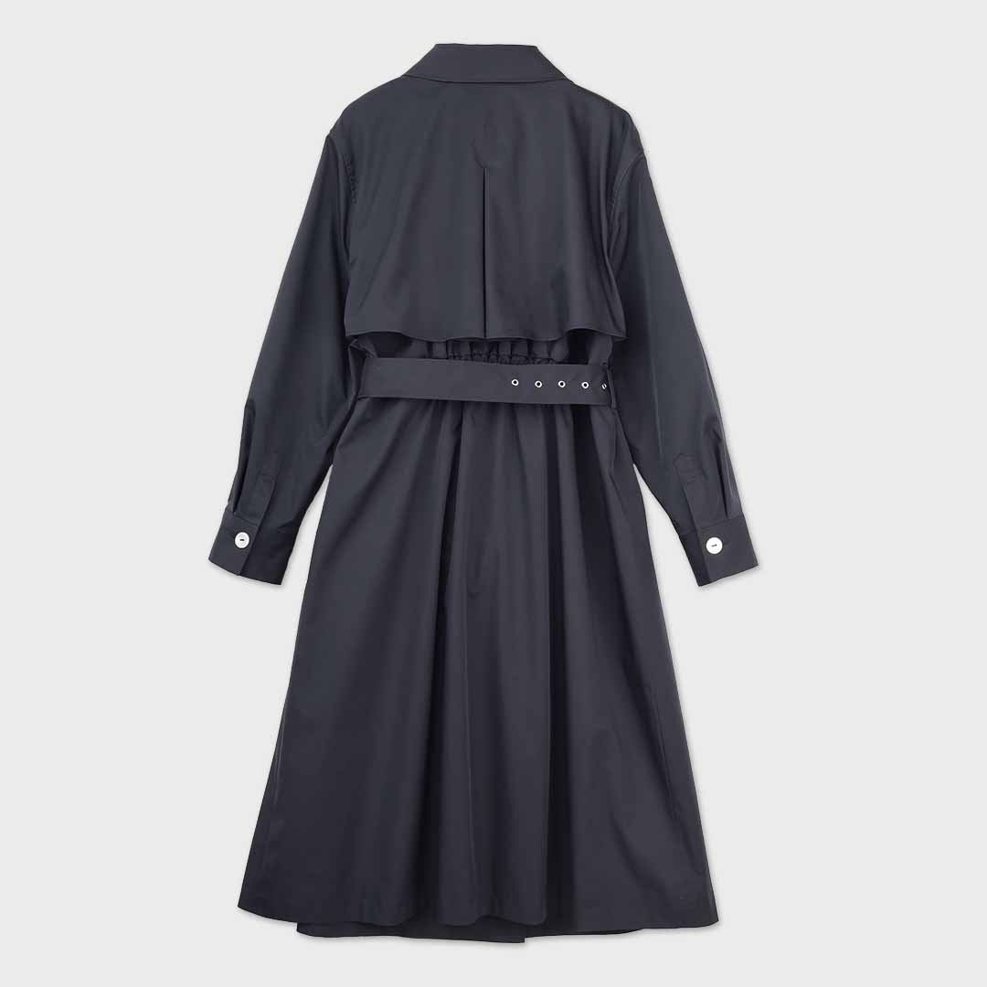 美品　MAGGY　銀座マギー　スプリング　トレンチコート　ライトブラック　４０ 美品 MAGGY 銀座マギー スプリング トレンチコート ライト